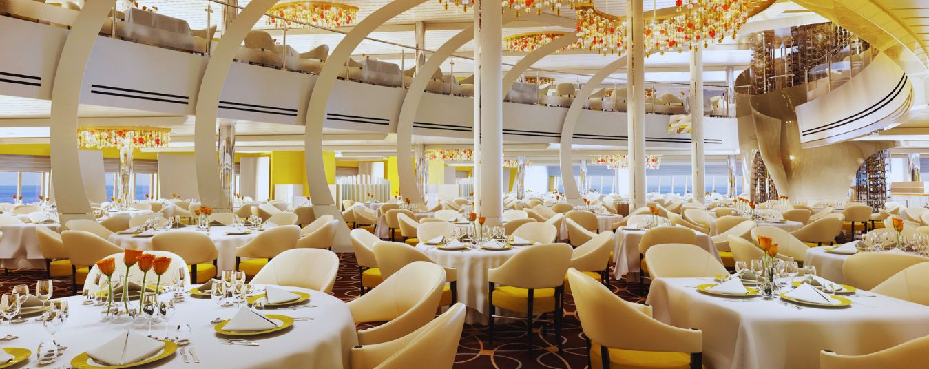 Holland America Cruise Dining Area